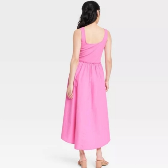 New with tags A New Day Pink midi dress so cute size XXL - Picture 2 of 5